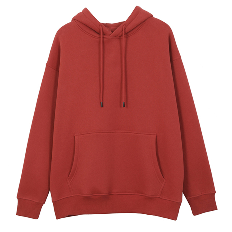 Coral Red Hoodies Sweatshirts