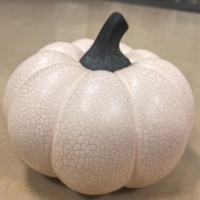 Citrouilles d'Halloween réalistes en céramique, ornements décoratifs de fête, accessoires de décoration d'automne et de récolte