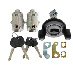 Cilindro de cerradura cilíndrico KD014Q11 con 4 llaves para accesorio de bloqueo de encendido de coche Buick Chevrolet Cadillac - Product Image 5