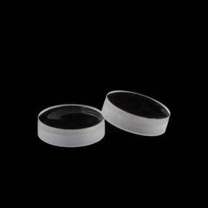 Lente cementada acromática de vidrio óptico de 15mm de diámetro para sistema óptico - Product Image 2