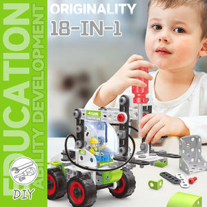 Kit de Construction DIY 227 Pièces : 18 Modèles en 1 de Véhicules Agricoles – Jouet Éducatif STEM pour Enfants, Camion de Ferme à Assembler - Product Image 3