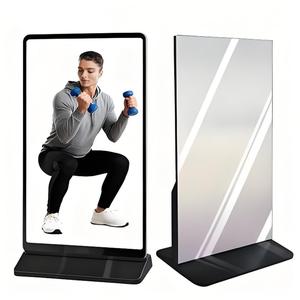 स्मार्ट इनडोर ऊर्ध्वाधर दर्पण विज्ञापन प्लेयर मल्टी-टच स्क्रीन बिल्ट-इन सीएमएस समर्थन एलसीडी 16:9 रिमोट सामग्री प्रबंधन - Product Image 1