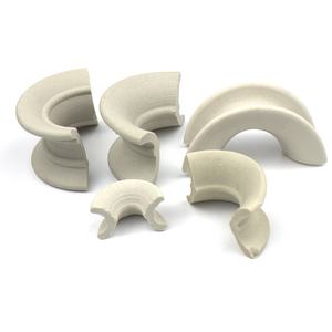 Emballage aléatoire de tour d'anneau de selle en céramique industrielle d'Intalox avec l'application chimique de service de traitement de moulage - Product Image 3