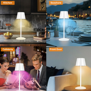 Lampe de table LED <span class=keywords><strong>rechargeable</strong></span> par USB, veilleuse tactile <span class=keywords><strong>rechargeable</strong></span>, lampe de bureau LED, lampe de chevet LED, veilleuse avec protection oculaire - Product Image 4