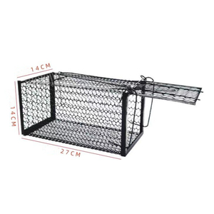 Levende Dieren Kooi Val Humane Kat Val Gegalvaniseerd Ijzer Met Handvat Voor Konijnen Eekhoorns Groundhogs - Product Image 5