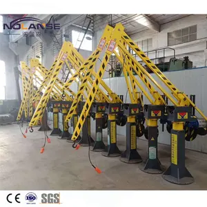 เครื่องมือยก 300kgs Balance Jib Crane JB Flexi Cranes สําหรับร้านเครื่องจักร CNC