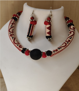 Collar de Boda Vintage para Mujer, Hecho a Mano con Tela de Algodón Única, con Cuentas y Perlas, Nueva Tendencia en Joyería de Moda - Product Image 6