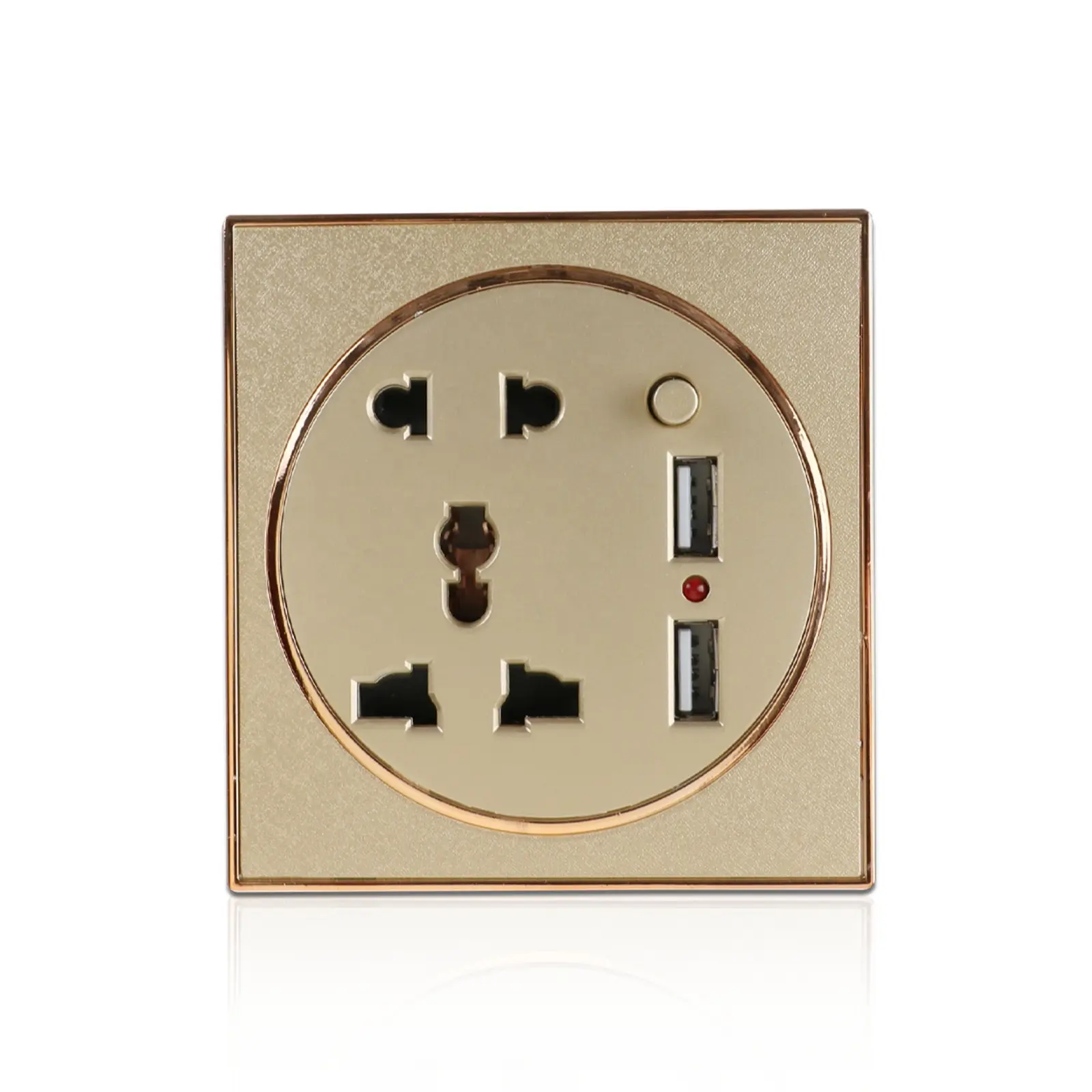 Home Wand steckdose mit USB-Anschlüssen Universal Double Outlet 2 USB-Steckdose