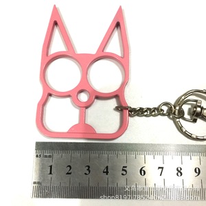 Lindo gato chica llavero abrebotellas multifunción llaveros de Metal para mujeres portátil dibujos animados gatito llavero al por mayor - Product Image 3