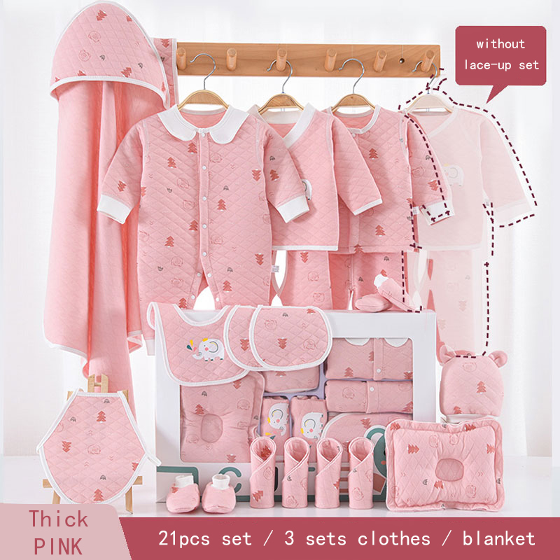 ensemble épais rose 21 pièces
