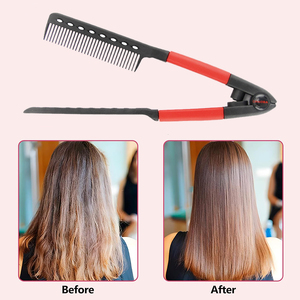 Peine Alisador de Cabello en Forma de V CHAOBA, Peine Profesional Antiestático para Alisar el Cabello, Herramienta de Peinado para Tratamiento de Queratina - Product Image 1