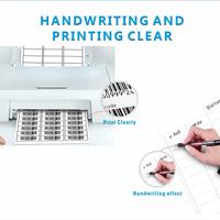 Étiquettes d'expédition A4 Express, 30 pièces par feuille, autocollantes, étiquettes FBA, imperméables, laminage brillant, impression laser/jet d'encre, adresse