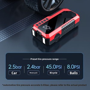 Tất Cả Các Trong Một Nhảy Khởi Động Xe Ngân Hàng Điện Khẩn Cấp Bắt đầu Cứu Hộ Không Dây Bơm Hơi 45W Cho Xe - Product Image 4