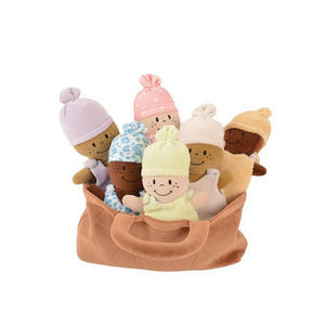 Peluche Personalizzabile per Dormire, Bambola in Cotone PP, Simpatico Animale Imbottito per Giochi di Ruolo per Bambini, Antistress, Morbido Giocattolo Pigiama - Product Image 1