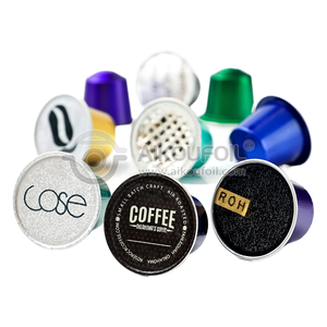 Grandes dosettes de café 30ml, tasse à expresso compatible avec couvercles en aluminium, bureau, usage domestique, capsules de café vides, infuseur de thé en verre - Product Image 1