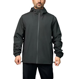 Envío Gratis en EE. UU. Chaqueta Impermeable y Cortavientos de Alta Calidad para Hombre, con Cierre de Cremallera, Resistente al Desgaste, de Secado Rápido, para Actividades al Aire Libre - Product Image 1