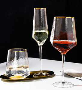 Verre à <span class=keywords><strong>vin</strong></span> rouge style nordique INS minimaliste 500 ml sans plomb ni chrome, <span class=keywords><strong>gris</strong></span> fumé, ambre, violet, arc-en-ciel - Product Image 5