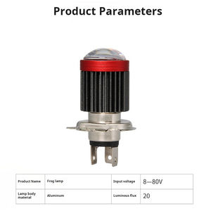 ไฟสปอร์ตไลท์มอเตอร์ไซค์ยี่ห้อ Yosovlamp พร้อมไฟสูง-ต่ำในตัว รุ่นตาแมว H4 แบบสองขา แสงสว่างพิเศษ สำหรับดัดแปลง - Product Image 4