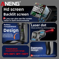Infrared Industrial Kitchen Thermometer Oil Temperature Gun High-Precision Commercial Device Measuring Water Temperature Baking