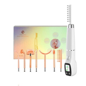 Appareil facial intelligent à 7 tubes et 9 niveaux, nouvelle version améliorée, haute fréquence, baguette de thérapie cutanée la plus populaire - Product Image 1