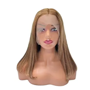 सुरुचिपूर्ण बाल कस्टम पूर्ण ठीक मोनोक्रोम फीता जोड़ने त्वचा फाउंडेशन के लिए ब्राजील के बाल Wigs महिलाओं