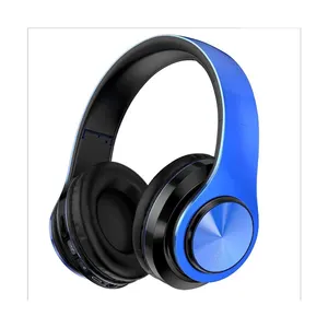 B39 kabelloses leuchtendes Bluetooth-Headset Kopf montierte einsetzbare Karte, die schwere Bass-Sport-Bluetooth-Kopfhörer faltet