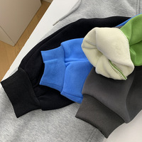 Sweat à capuche en relief 3d coloré surdimensionné personnalisé pour homme