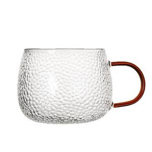 Classique Écologique Durable Résistant À La Chaleur Marteau <span class=keywords><strong>Verre</strong></span> Épaissie <span class=keywords><strong>Tropical</strong></span> Poignée Antidéflagrante 400ml Grande Capacité Tasse À Thé - Product Image 6