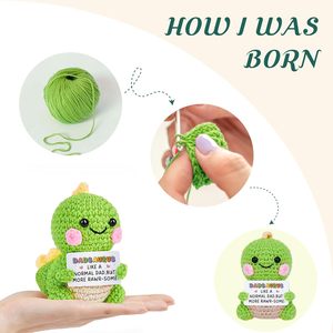 AceThrills Dinosauro Fatto a Mano all'Uncinetto, Simpatico e Divertente, Dadsaurus Ti Amo, Mini Regalo di San Valentino per Figlia, Figlio, Moglie - 2.76 - Product Image 6