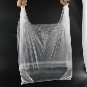 ถุงขยะแบบม้วนสำหรับเสื้อยืด ถุงขยะแบบเสื้อกั๊ก จัดเก็บง่าย สำหรับซุปเปอร์มาร์เก็ต - Product Image 4