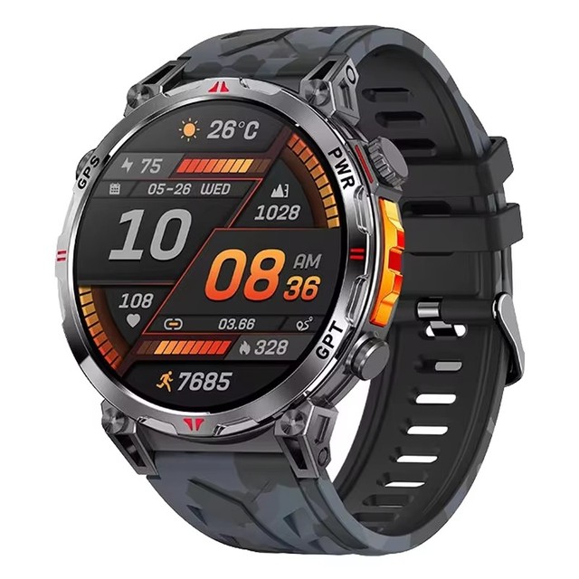 Smart Watch 30M Waterproof BT Call Answer Call Payment Heart Rate Outdoor Compass Real GPS NFC ChatGPT Sports Watches