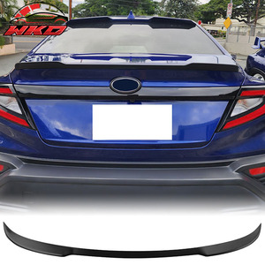 Convient pour Subaru WRX 2022-2026, becquet de coffre style D, non peint, noir - Product Image 1