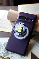 Nouvel Arrivage : Support de Téléphone Magnétique en Alliage de Zinc avec Logo Personnalisé, Motif Fée Dragon en Émail Dur Métallique, Badge Adhésif pour Kindle