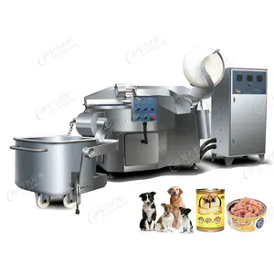 Turnkey Project Automatic Canned Dog Pet Wet Food Canning Filling And Sealing Machine Production Line
