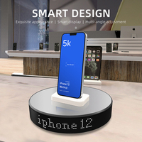 USB Electric Rotating Turntable Schmuck Uhr Display Stand LED Display Smart Plattenspieler mit APP
