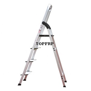 Household Folding <b>Step</b> Ladder Wide Pedal Aluminum Alloy Modern Aluminum Stairs <b>Platform</b> Support for | Aluminum Folding Folding - Product Image 2