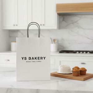 Bolsa de Papel Kraft Impresa Personalizada, Ecológica, Grande, para Compras, Empaque de Lujo para Joyería, Vestidos, Galletas, Venta al Por Mayor - Product Image 1