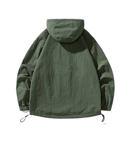 Áo khoác nam mềm mại có mũ trùm đầu, chất liệu vải softshell, chống thấm nước, áo khoác gió - Product Image 2