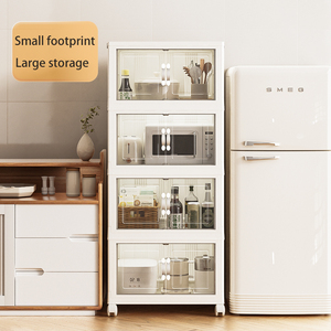 Gabinete Plegable de Plástico, Cajón de Almacenamiento, Montado EN LA <span class=keywords><strong>Pared</strong></span>, 15cm, Ajustable, Multiusos - Product Image 5