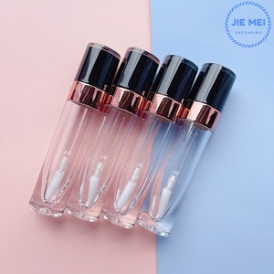 Meishenjie MEI — Tube à lèvres vide rond pour brillant à lèvres, Tube de couleur <span class=keywords><strong>rose</strong></span>, violet, blanc et noir, conteneur en plastique, offre spéciale, 7ML - Product Image 6
