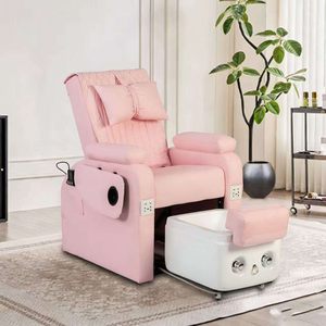 Sillón de Pedicura Eléctrico Reclinable de Lujo - Sillón de Masaje con Baño de Pies para Salón de Belleza - Product Image 1