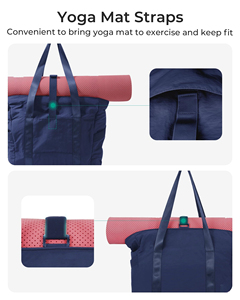 Wholesale Foldable Tote <b>Bag</b> With Zipper Travel Large Shoulder Shopping <b>Bag</b> Handbag for <b>Work</b> Hand <b>Bag</b> - Product Image 4