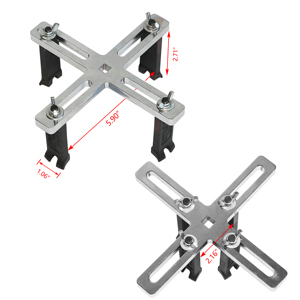 Outil multifonctionnel réglable à 4 griffes Outil de démontage de bouchon d'huile Outil de démontage de bouchon de réservoir à pied plié Outil de clé à molette - Product Image 2
