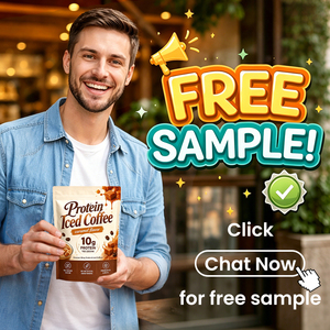 Café Instantáneo Alto en Proteínas con Proteína <span class=keywords><strong>de</strong></span> Suero, Aceite MCT y Prebióticos - Café Helado con Proteínas Sabor Caramelo, Bebida Energética Sin Azúcar - Product Image 4