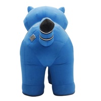 Disfraz de Mascota Inflable de Tigre Azul de 2M y 2.6M de Altura para Adultos