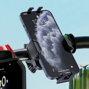 C127 360 giá cao su xe chu kỳ Silicone xe đạp xe máy động cơ điện thoại di động thông minh đứng Bracket hỗ trợ núi chủ cho xe đạp - Product Image 3