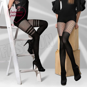 Pantimedias huecas negras, tirantes, medias de red, medias de club nocturno para mujer, medias de red de pesca Sexy para baile, calcetines para niñas - Product Image 2