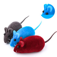 Jouet de souris en peluche de printemps, horloge drôle, jouet de chat en caoutchouc, son de flocage, jouets en forme de Rat, fournitures réalistes pour chiens et chats