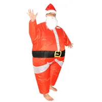 Kerstman Opblaasbare Pak Voor Volwassenen En Kinderen Grappige Opblaasbare Kostuum Blow Up Pak Kerst Kostuum Jumpsuit Party Game