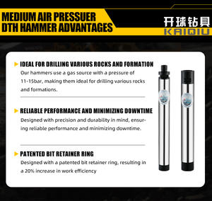 Kaiqiu <span class=keywords><strong>br1</strong></span> 2 br3 בינוני לחץ אוויר קידוח פטיש <span class=keywords><strong>dth</strong></span> - Product Image 4